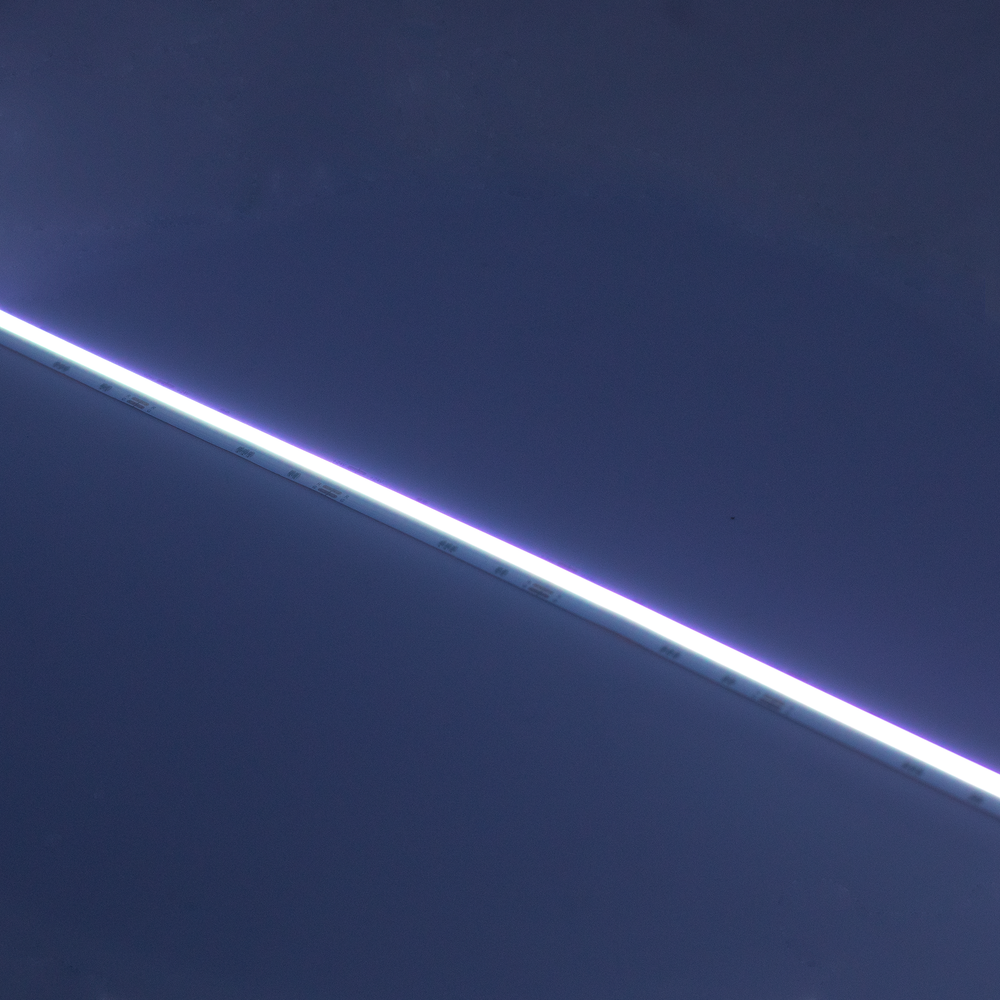 Moss LED SoftFLEX LED 1134 RGB 24V illuminated diagonal strip cool white color dark background