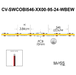 Moss LED SoftFLEX LED 546 2700K 24V COB spec diagram with coin for scale showing cut length