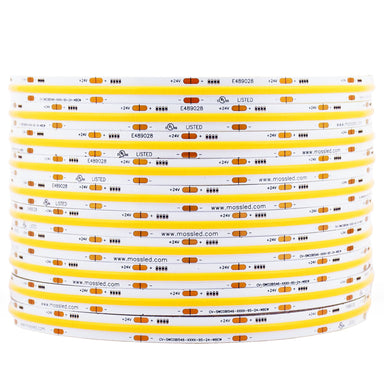 Moss LED SoftFLEX LED 546 White 24V COB coiled reel white background