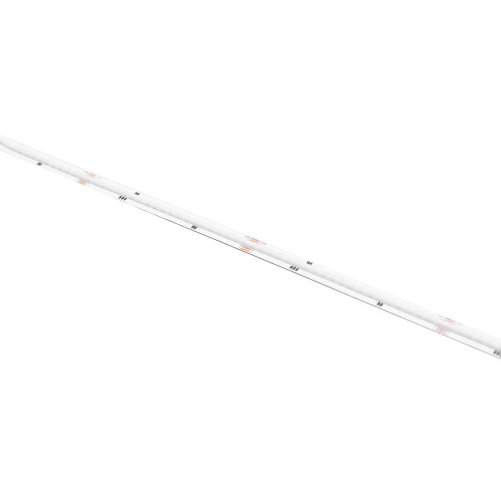 Moss LED SoftFLEX LED 630 RGB 24V diagonal flat strip view white PCB COB RGB white background
