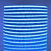 Moss LED SoftFLEX LED 630 RGB 24V illuminated coiled reel blue cyan color dark background