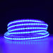 Moss LED SoftFLEX LED 700 RGB+WW+CW 24V CRI90 COB illuminated coiled reel blue color dark background