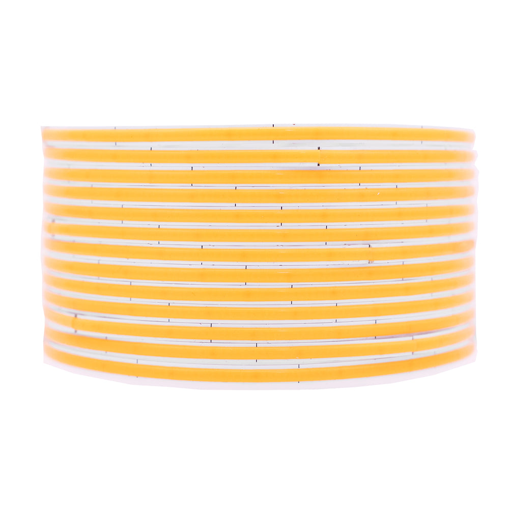 Moss LED SoftFLEX Slim LED 528 2700K warm white 24V coiled reel on white background showing COB LED tape spool