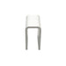 Moss LED white steel plate side view showing U-shaped bent profile for neon heart sign mounting base on white background