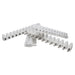 Moss LED 12 Position Terminal Block Pluggable, Multiple Connector Types Including Pluggable Pairs and Feed-Thru, 300V 6A for LED Wiring