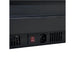 Moss LED UV-C Pivot close-up of red rocker power switch, IEC power inlet, and ventilation slots on rear panel