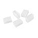 Moss LED waterproof FlexLED end caps 10mm silicone with cable hole multiple clear transparent white background