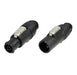 Neutrik TRUE1 TOP powerCON locking power connectors male and female pair for outdoor LED applications