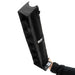 SNAPGRID 40 degree light control grid for Astera Helios rear side view showing black fabric exterior with grid cells held in hand