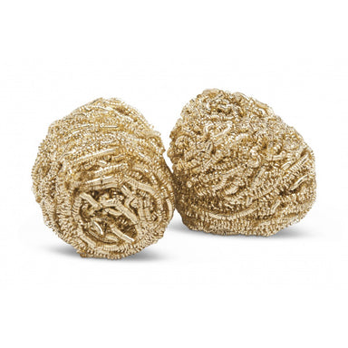 Weller brass wool ball replacement 2-pack for soldering iron tip cleaning, gold-colored brass wire sponge balls